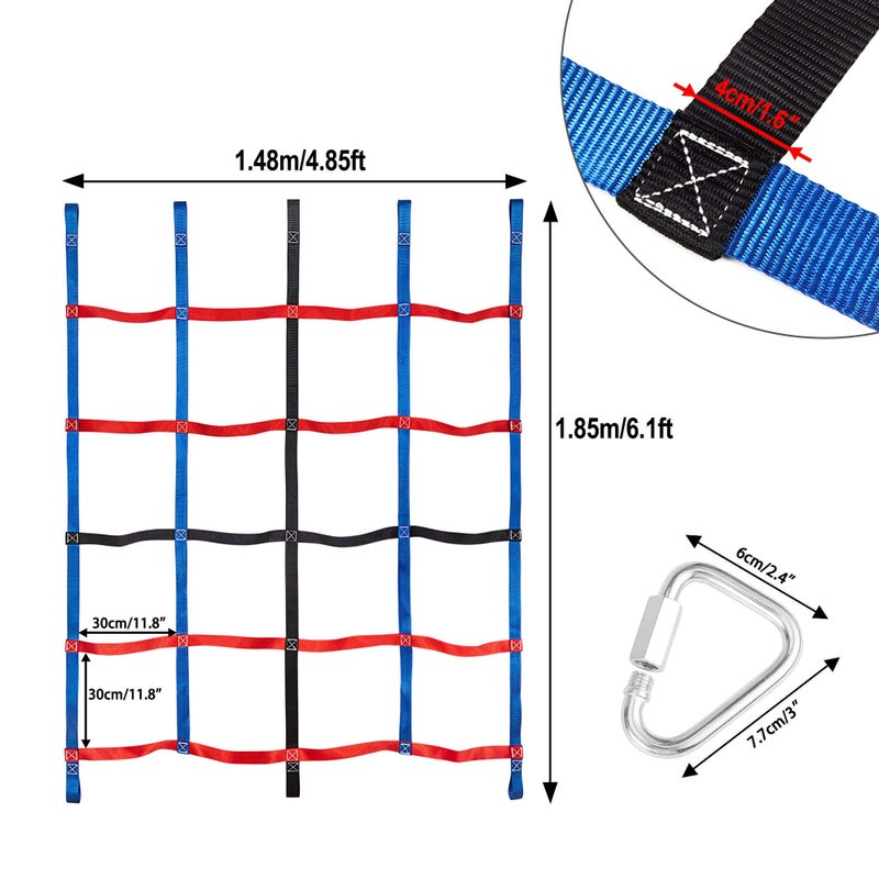 MONT PLEASANT Climbing Net for Kids Outdoor, Climbing Cargo Net, Playground Accessories, Kids Climbing Net Swingset Accessories for Jungle Gyms Playground Obstacle Course Training for Outdoor - Image 2